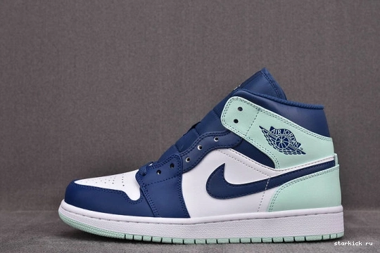 Mint Blue Mid 554725-413 554725-413 Jordan 1 1014
